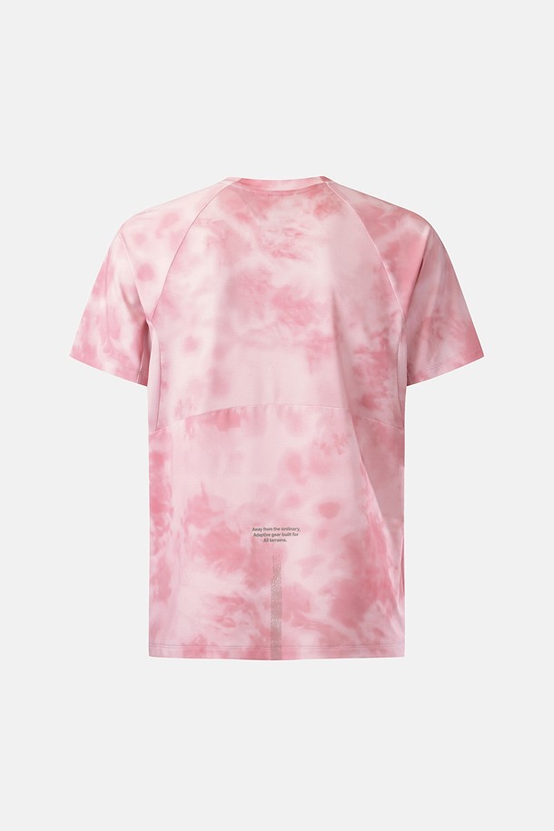 코오롱스포츠-의류 상의-[TRAIL] 남성 프린트 라운드넥 반팔 티셔츠