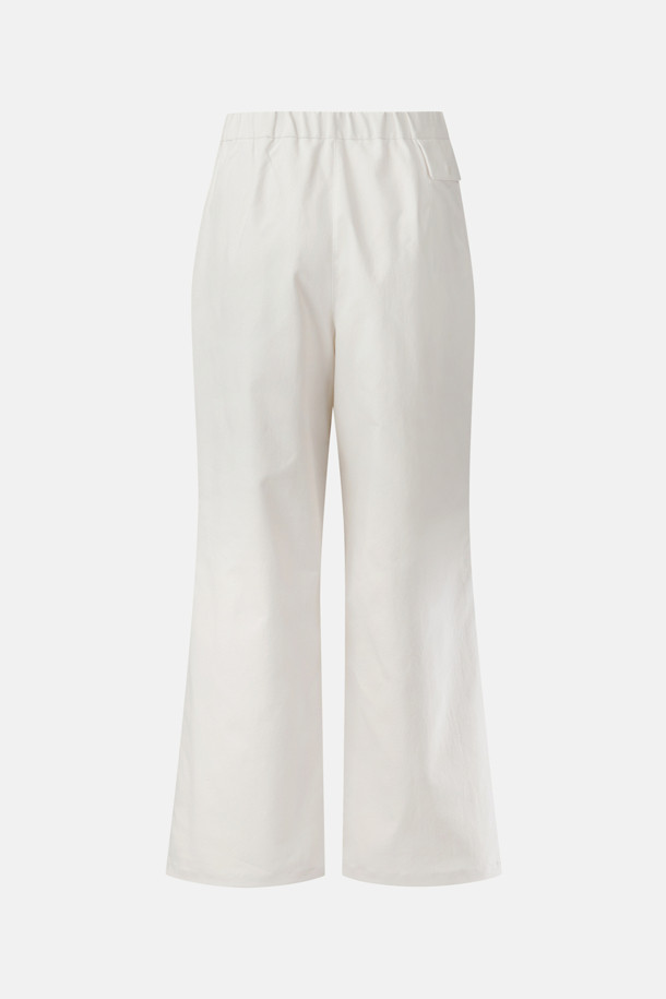 코오롱스포츠-의류 하의-여성 루즈핏 벨티드 원턱 팬츠