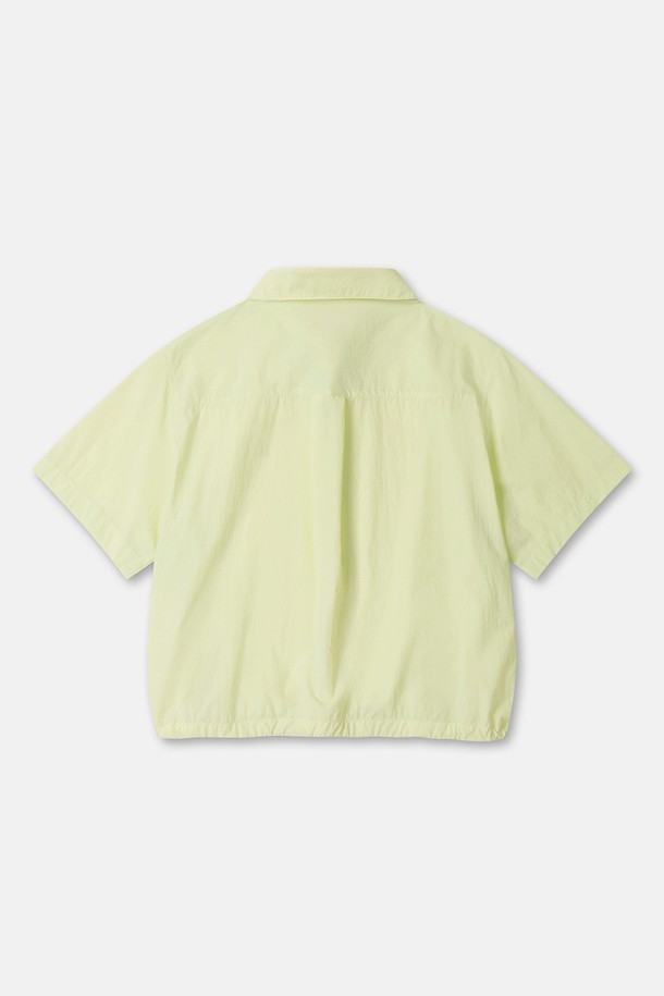 코오롱스포츠-의류 상의-여성 데이팩 크롭 반팔 셔츠