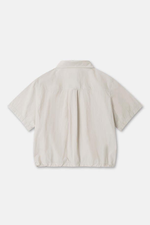 코오롱스포츠-의류 상의-여성 데이팩 크롭 반팔 셔츠