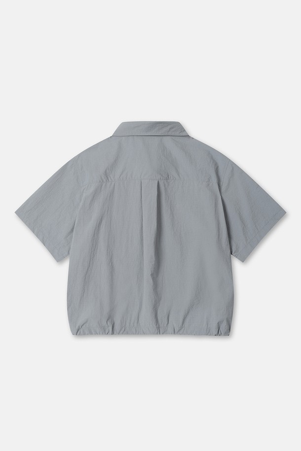 코오롱스포츠-의류 상의-여성 데이팩 크롭 반팔 셔츠