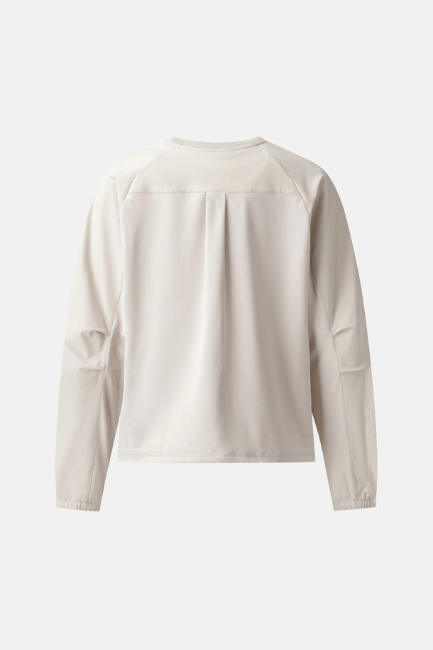 코오롱스포츠-의류 상의-여성 하이브리드 라운드넥 긴팔 맨투맨