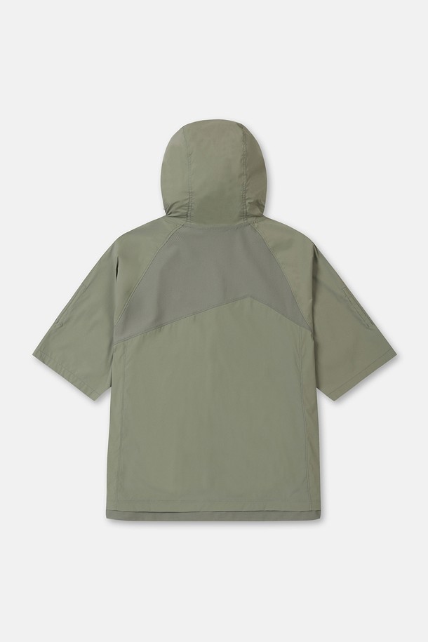 코오롱스포츠-의류 상의-여성 솔라이트 UV 하이브리드 반팔 아노락