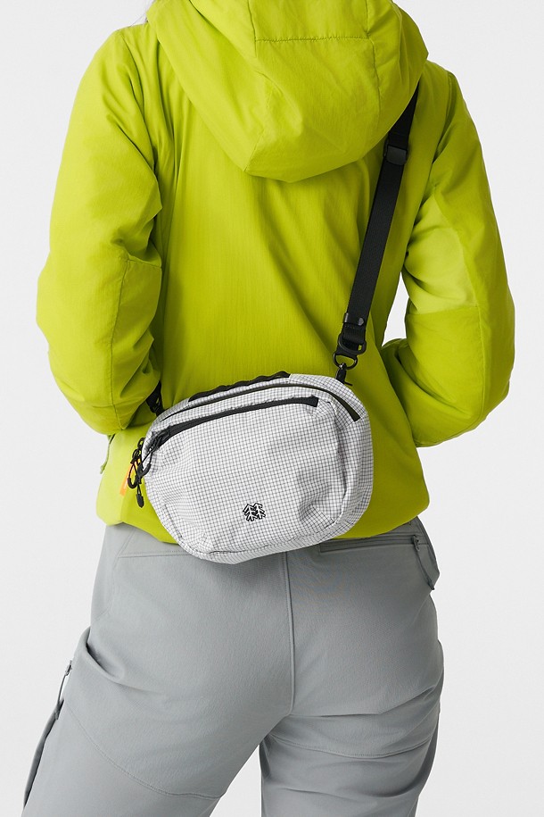 남녀공용 하이킹 힙색_WHITE-a