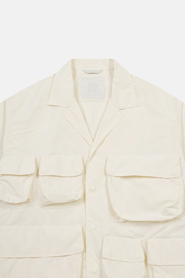 코오롱스포츠-의류 아우터-[Atelier Line] 남성 멀티 포켓 워크 셔츠