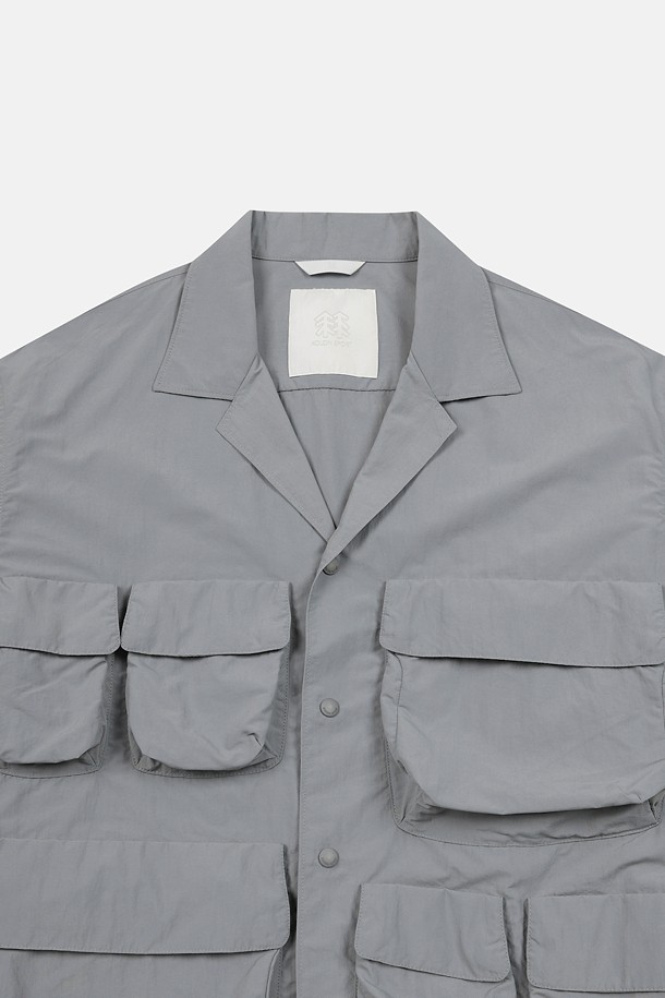 코오롱스포츠-의류 아우터-[Atelier Line] 남성 멀티 포켓 워크 셔츠