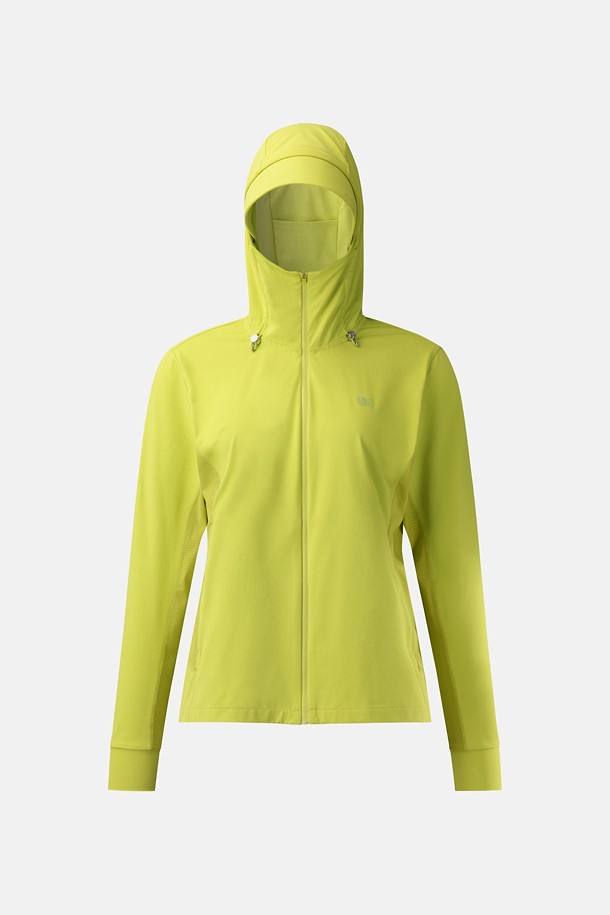 코오롱스포츠-의류 아우터-여성 솔라이트 UV 후드 풀집업 재킷