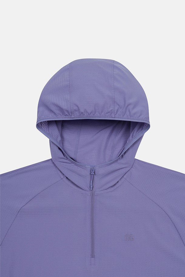 코오롱스포츠-컬렉션 백패킹-여성 에어도트 후드 긴팔 티셔츠