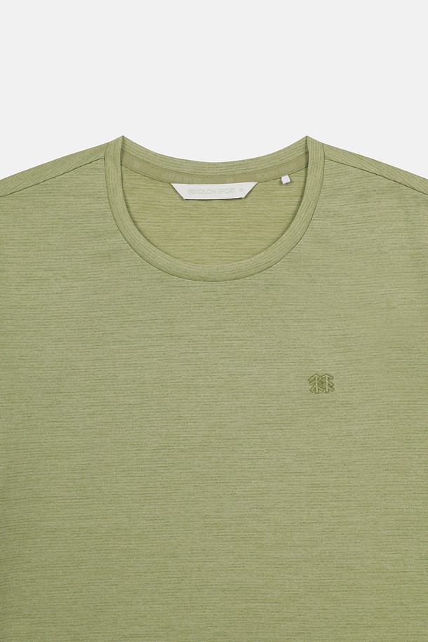 코오롱스포츠-의류 상의-여성 모스드라이 베이직 라운드넥 반팔 티셔츠