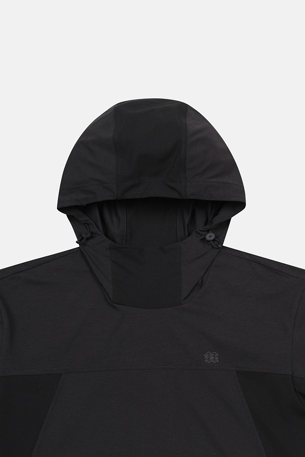 코오롱스포츠-컬렉션 백패킹-여성 에어도트 하이브리드 후드 반팔 티셔츠