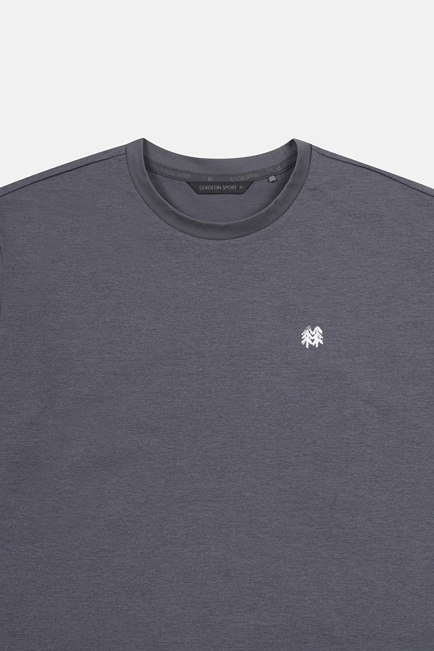 코오롱스포츠-컬렉션 백패킹-여성 모스플렉스 소로나 릴렉스핏 그래픽 라운드넥 반팔 티셔츠