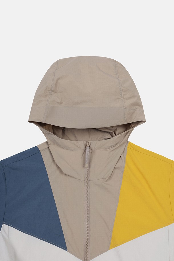 코오롱스포츠-의류 아우터-[KS X ORUMM] 남녀공용 컬러블록 벤틸레이션 재킷