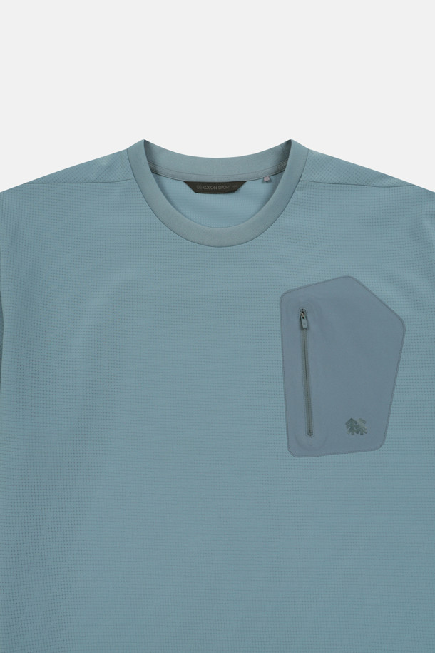 코오롱스포츠-의류 상의-남성 에어도트 라운드넥 반팔 티셔츠