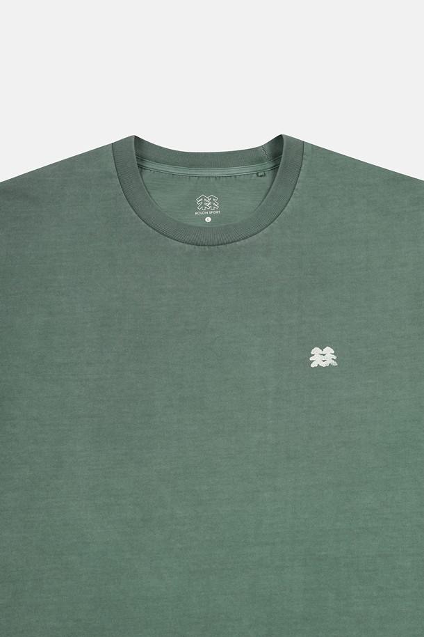 코오롱스포츠-의류 상의-[KS X ORUMM] 남녀공용 볼더링 피그먼트 와일드앤프리 반팔 티셔츠