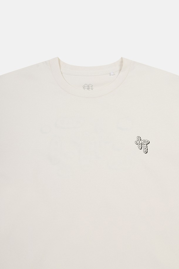 코오롱스포츠-의류 상의-[KS X ORUMM] 남녀공용 볼더링 구름 반팔 티셔츠