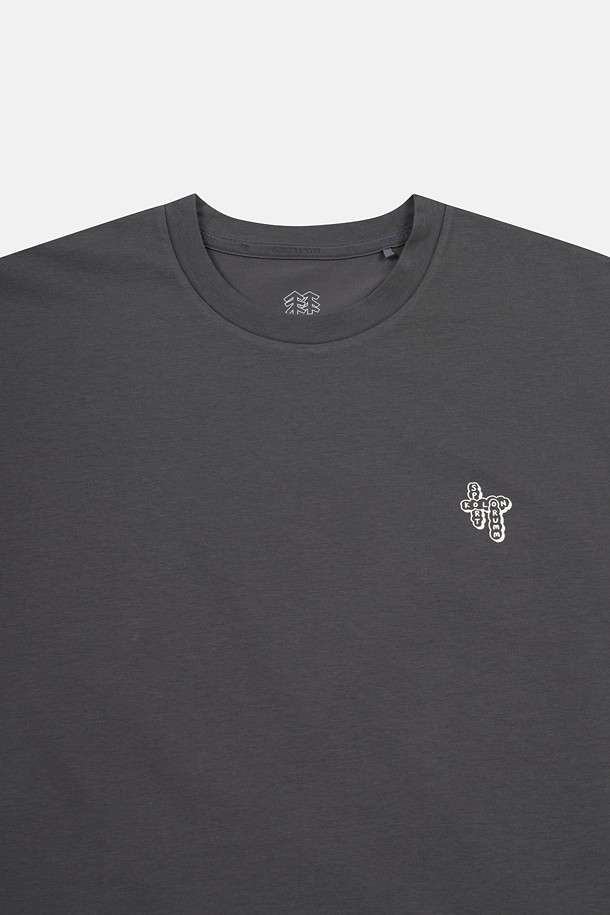 코오롱스포츠-의류 상의-[KS X ORUMM] 남녀공용 볼더링 구름 반팔 티셔츠