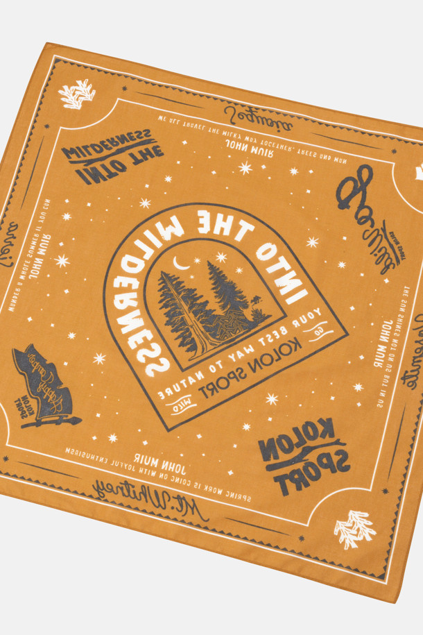 코오롱스포츠-용품 기타용품-남녀공용 하이킹 그래픽 반다나