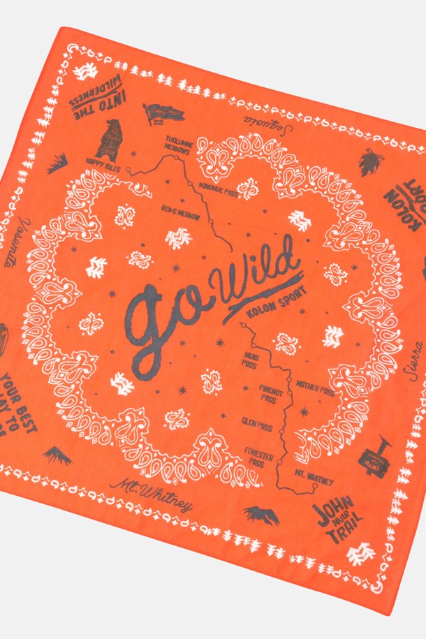 코오롱스포츠-용품 기타용품-남녀공용 하이킹 그래픽 반다나