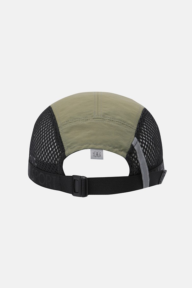 코오롱스포츠-용품 모자-남녀공용 메쉬 우븐 배색 캠프캡