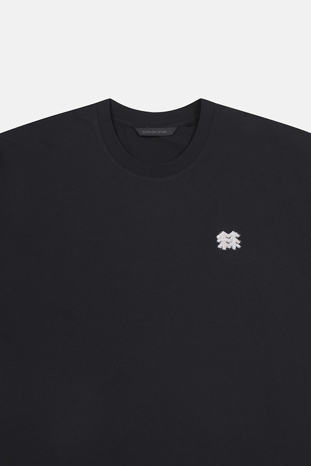 코오롱스포츠-의류 상의-남녀공용 소로나 그래픽 라운드넥 반팔 티셔츠