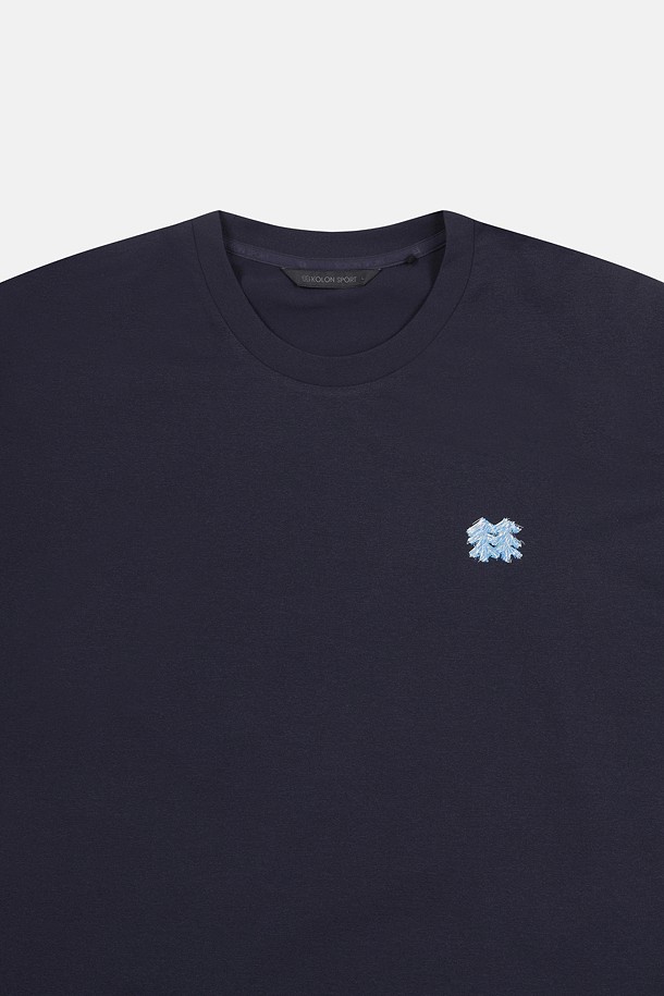 코오롱스포츠-의류 상의-남녀공용 소로나 그래픽 라운드넥 반팔 티셔츠