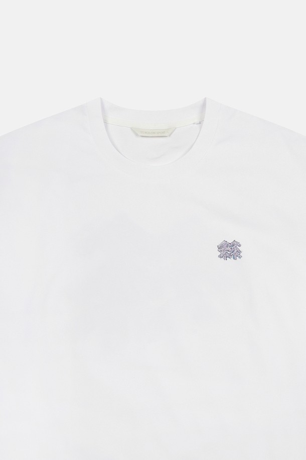 코오롱스포츠-의류 상의-남녀공용 소로나 그래픽 라운드넥 반팔 티셔츠