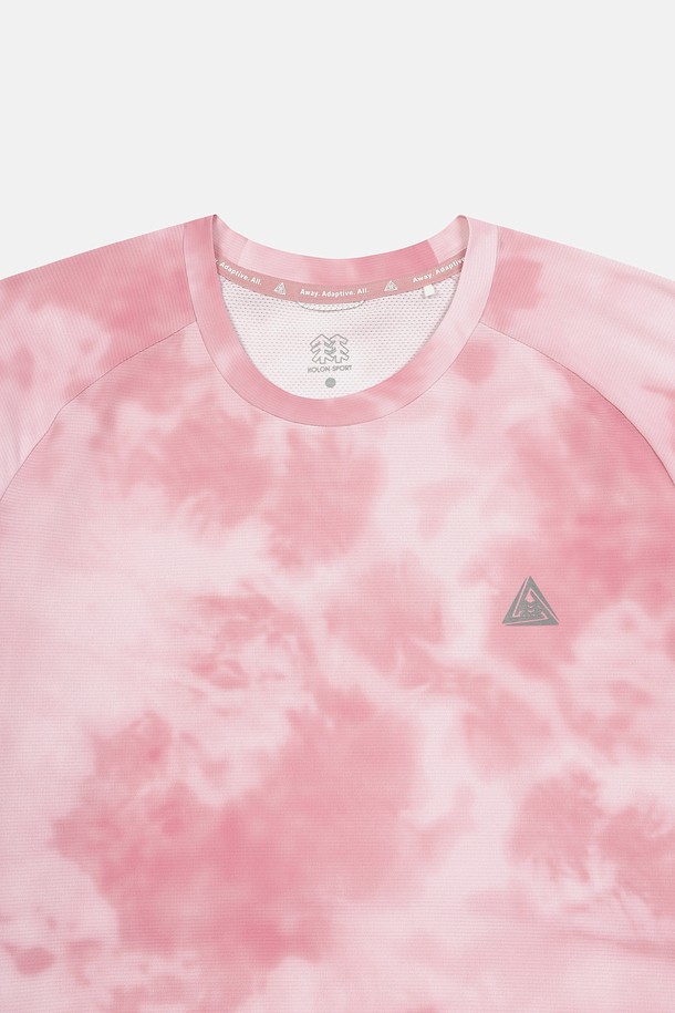 코오롱스포츠-의류 상의-[TRAIL] 남성 프린트 라운드넥 반팔 티셔츠