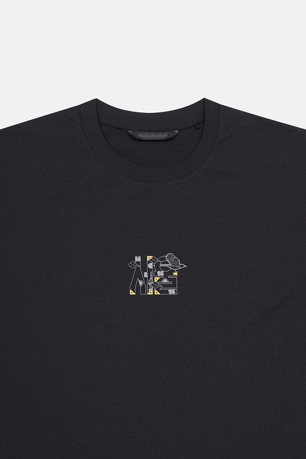 코오롱스포츠-의류 상의-[Seoul Exclusive] 남녀공용 소로나 그래픽 라운드넥 반팔 티셔츠