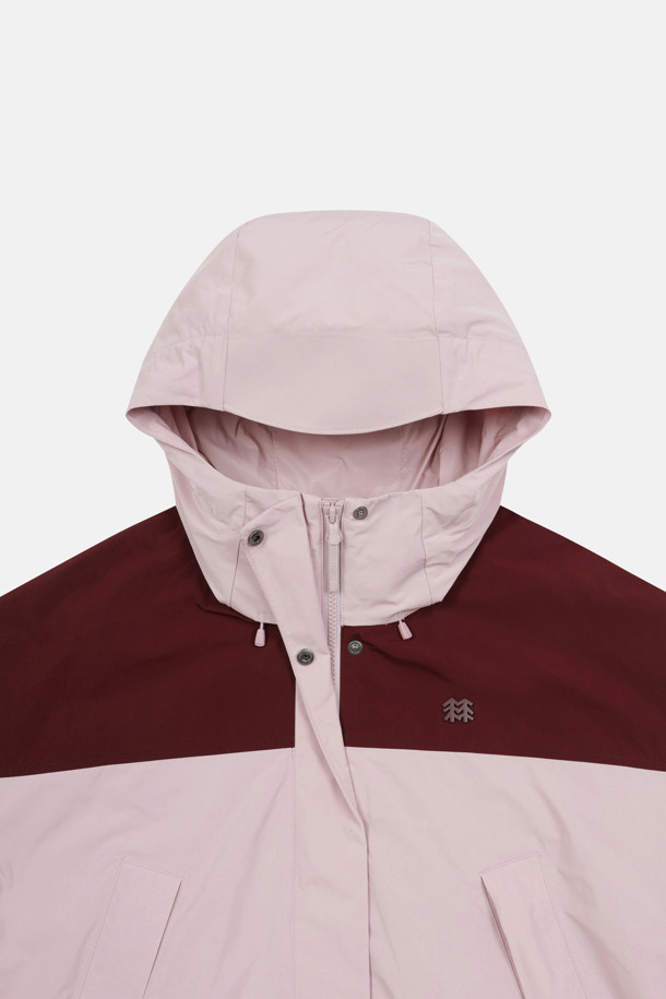 코오롱스포츠-의류 아우터-여성 크롭 컨트라스트 재킷