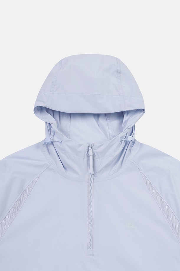 코오롱스포츠-의류 상의-여성 솔라이트 UV 하이브리드 반팔 아노락