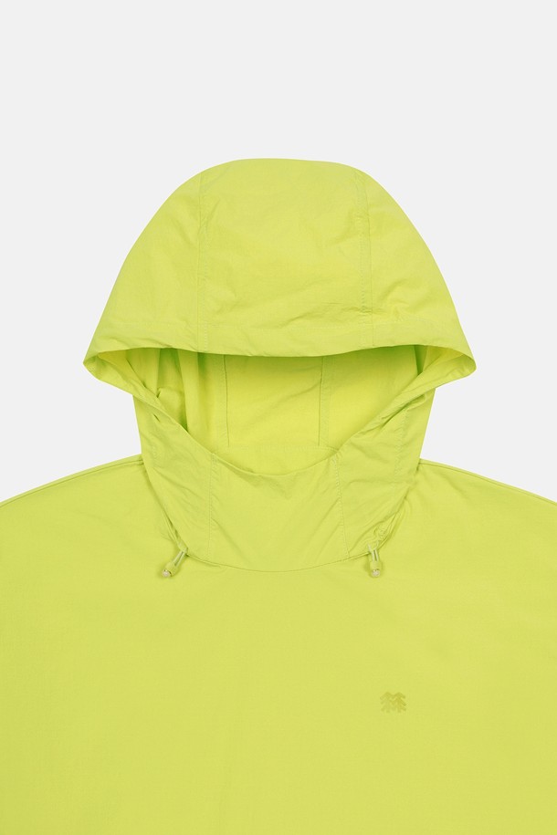 코오롱스포츠-의류 상의-여성 데이팩 루즈핏 후드 반팔 아노락