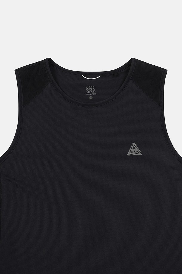 코오롱스포츠-의류 상의-[TRAIL] 여성 그래픽 라운드넥 슬리브리스