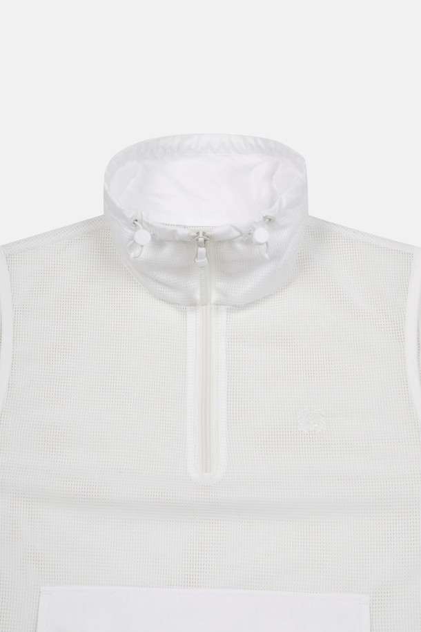 코오롱스포츠-의류 아우터-여성 메쉬 레귤러핏 스탠드넥 베스트