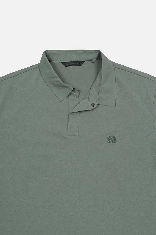 코오롱스포츠- -남성 베이직 긴팔 폴로 티셔츠