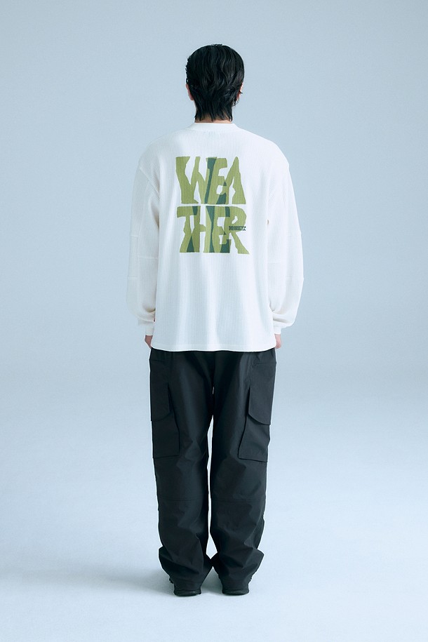 코오롱스포츠-의류 상의-WM 와플 크루넥 티