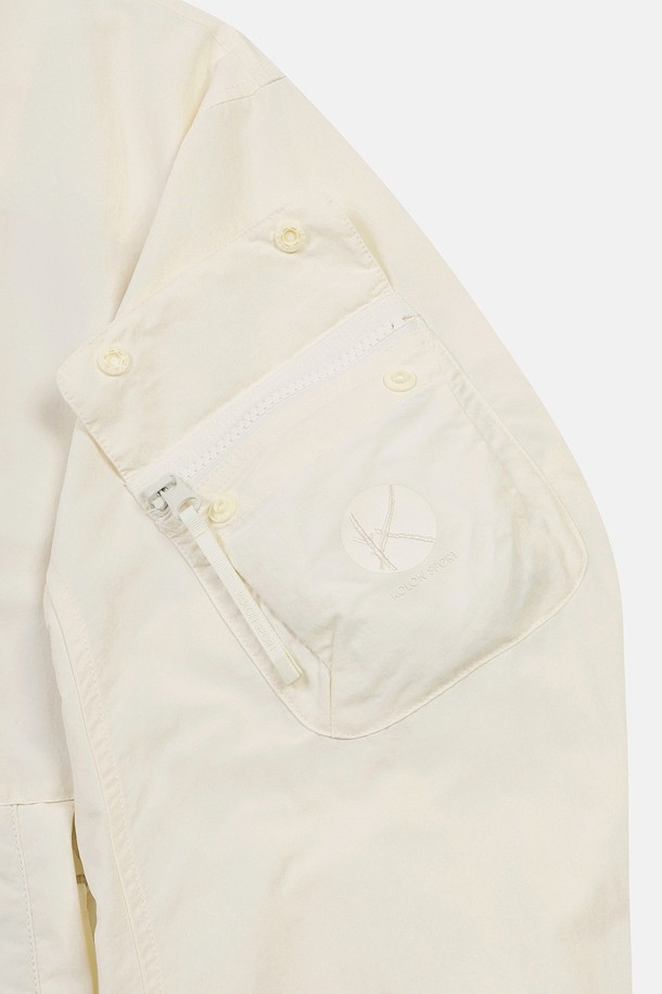 코오롱스포츠-의류 아우터-[Atelier Line] 남성 멀티 포켓 스탠드넥 블루종 재킷