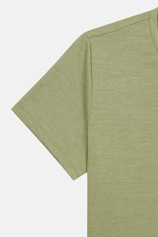 코오롱스포츠-의류 상의-여성 모스드라이 베이직 라운드넥 반팔 티셔츠