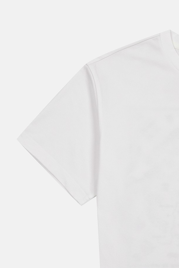 코오롱스포츠-컬렉션 백패킹-여성 모스플렉스 소로나 릴렉스핏 그래픽 라운드넥 반팔 티셔츠