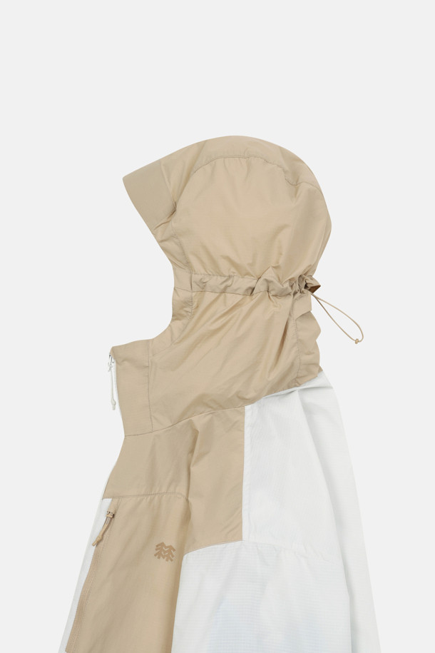 코오롱스포츠-의류 아우터-남성 윈드케이 후드 컬러블록 재킷