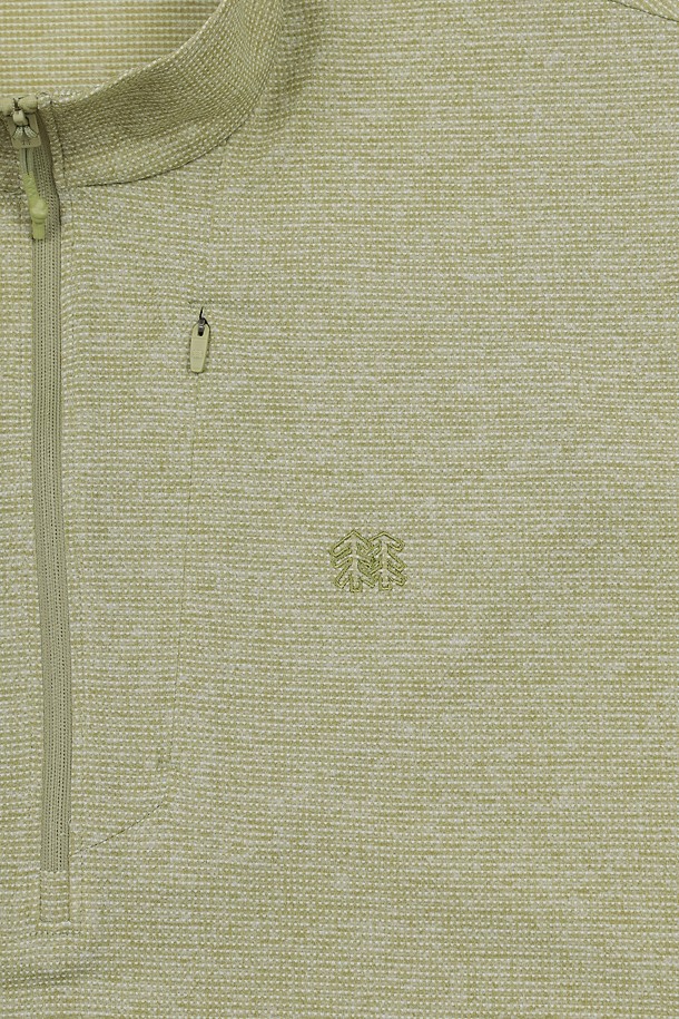 코오롱스포츠-의류 상의-남성 모스드라이 베이직 집업 반팔 티셔츠