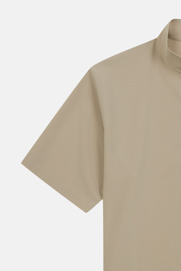 코오롱스포츠-의류 상의-남성 에어도트 집업 반팔 티셔츠