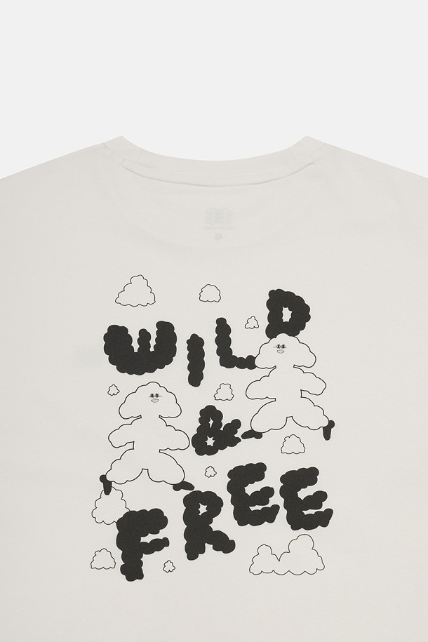 코오롱스포츠-의류 상의-[KS X ORUMM] 남녀공용 볼더링 와일드앤프리 반팔 티셔츠