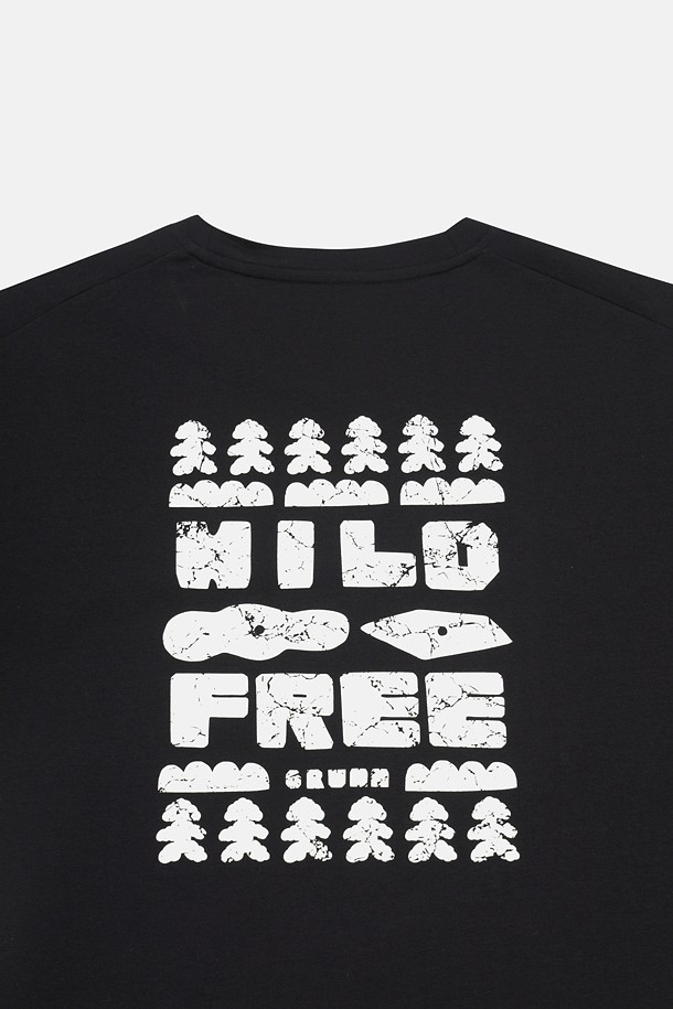 코오롱스포츠-의류 상의-[KS X ORUMM] 남녀공용 볼더링 와일드앤프리 스트럭처 티셔츠