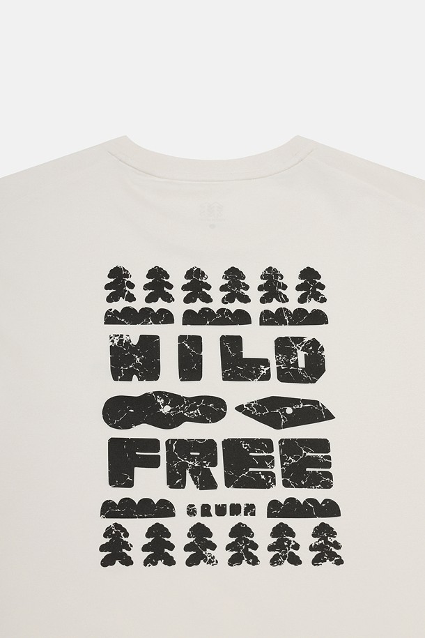 코오롱스포츠-의류 상의-[KS X ORUMM] 남녀공용 볼더링 와일드앤프리 스트럭처 티셔츠