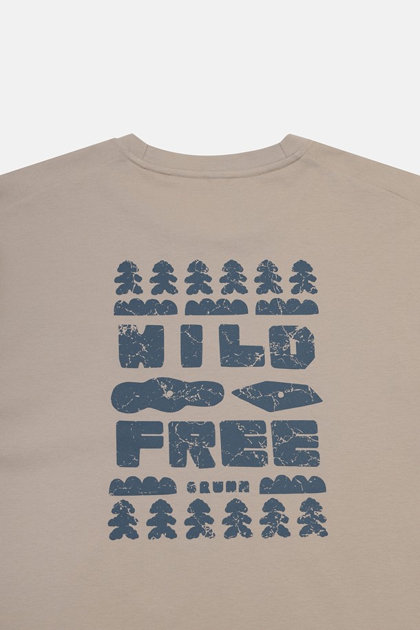 코오롱스포츠-의류 상의-[KS X ORUMM] 남녀공용 볼더링 와일드앤프리 스트럭처 티셔츠