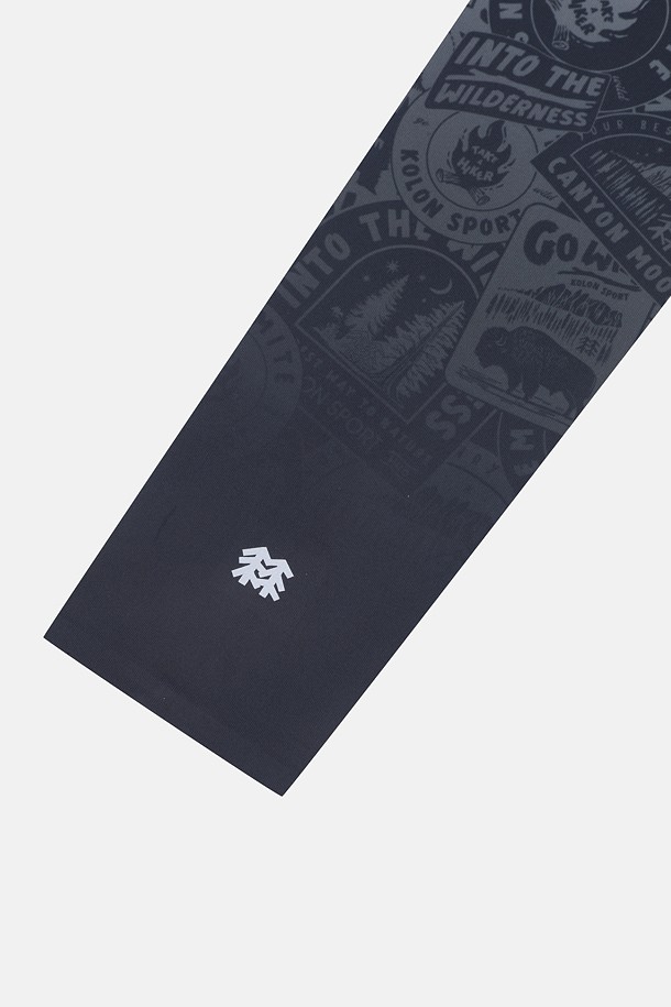 코오롱스포츠-용품 기타용품-남녀공용 모스드라이 심리스 프린트 팔토시