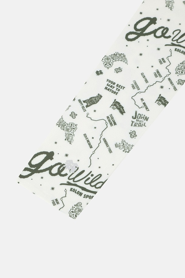 코오롱스포츠-용품 기타용품-남녀공용 모스드라이 심리스 프린트 팔토시