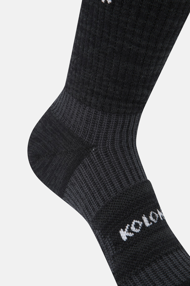 코오롱스포츠-용품 양말-남녀공용 하이킹 컴프레션 크루 삭스