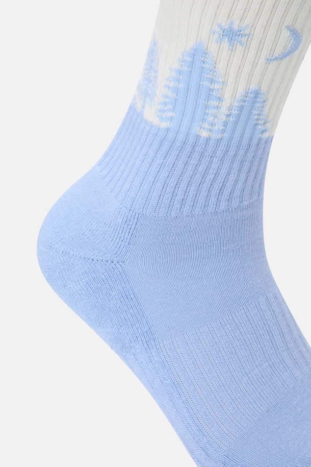 코오롱스포츠-용품 양말-남녀공용 문 나이트 크루 삭스