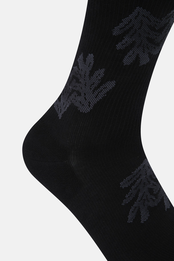 코오롱스포츠-용품 양말-남녀공용 상록수 그래픽 크루 삭스